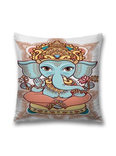 Наволочка JoyArty декоративная "Красочный слон" на молнии, 45x45 см