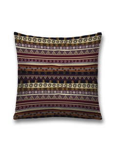 Наволочка JoyArty декоративная "Самобытные орнаменты" на молнии, 45x45 см