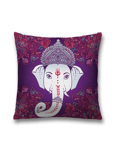 Наволочка JoyArty декоративная "Магический слон" на молнии, 45x45 см
