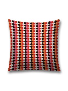 Наволочка JoyArty декоративная "Цветовые вибрации" на молнии, 45x45 см