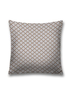 Наволочка JoyArty декоративная "Крестики в кругах" на молнии, 45x45 см
