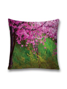 Наволочка JoyArty декоративная "Лес расцвел" на молнии, 45x45 см