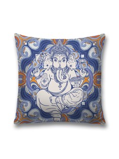 Наволочка JoyArty декоративная "Божество на волнах" на молнии, 45x45 см