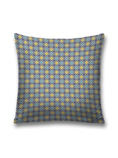 Наволочка JoyArty декоративная "Узорные многоугольные фигуры" на молнии, 45x45 см