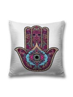 Наволочка JoyArty декоративная "Божественная рука" на молнии, 45x45 см
