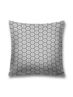 Наволочка JoyArty декоративная "Круглый орнамент" на молнии, 45x45 см