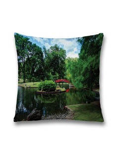 Наволочка JoyArty декоративная "Королевское озеро" на молнии, 45x45 см