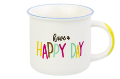 Кружка 400 мл 12х9,5х8,5 см "have a HAPPY DAY" Elan Gallery