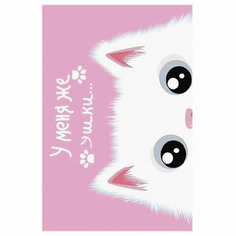 Блокнот с гелевой обложкой МАЛЫЙ ФОРМАТ 110х145мм 56л скоба, клетка, CENTRUM Ушки 84275