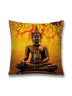 Наволочка JoyArty декоративная "Будда спокоен" на молнии, 45x45 см