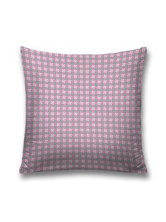 Наволочка JoyArty декоративная "Четыре лепестка" на молнии, 45x45 см