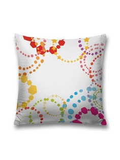 Наволочка JoyArty декоративная "Красочный фестиваль" на молнии, 45x45 см