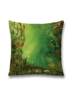 Наволочка JoyArty декоративная "Среди лесной травы" на молнии, 45x45 см