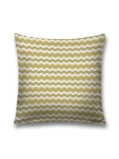 Наволочка JoyArty декоративная "Волнистые ленты" на молнии, 45x45 см