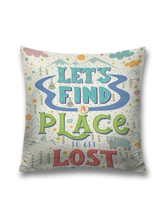 Наволочка JoyArty декоративная "Лучшее место" на молнии, 45x45 см