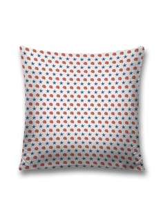 Наволочка JoyArty декоративная "Ракушки и звездочки" на молнии, 45x45 см