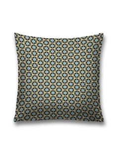 Наволочка JoyArty декоративная "Шестиугольные соединения" на молнии, 45x45 см