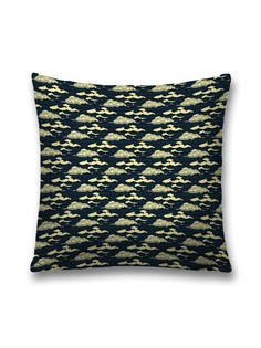 Наволочка JoyArty декоративная "Ночные облака" на молнии, 45x45 см