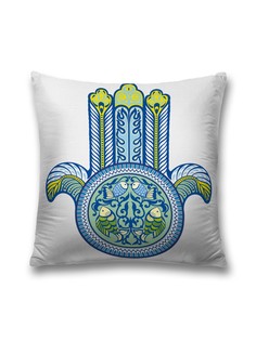 Наволочка JoyArty декоративная "Растительная хамса" на молнии, 45x45 см