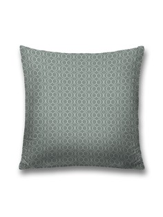 Наволочка JoyArty декоративная "Окружности витков" на молнии, 45x45 см