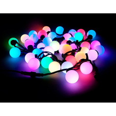 Новогодняя электрическая гирлянда Торг Хаус LED-RGB-F/60L 10 м разноцветный