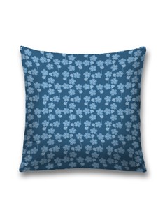 Наволочка JoyArty декоративная "Цветочные нити" на молнии, 45x45 см