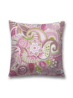 Наволочка JoyArty декоративная "Мир в иллюзии" на молнии, 45x45 см