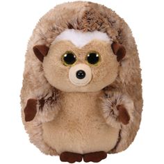 Мягкая игрушка TY Ёжик Ида, коричневый 15 см