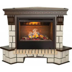 Электрокамин RealFlame Stone Corner 26, коричневый/бежевый