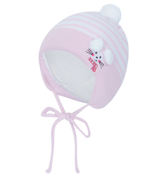 Шапка детская Чудо-кроха Cz-64 розовый р.36