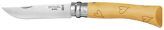 Туристический нож Opinel 001548 №7 Tradition Nature Heart