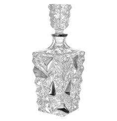 Графин для виски 900 мл Bohemia Jihlava "Glacier Платина" хрусталь Йиглава 139169