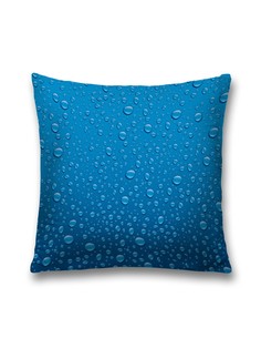 Наволочка JoyArty декоративная "Дождевые следы" на молнии, 45x45 см