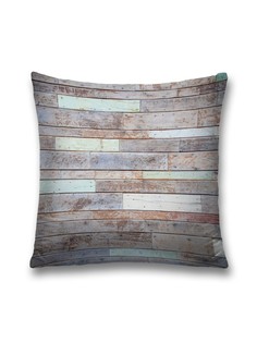 Наволочка JoyArty декоративная "Деревянная стена" на молнии, 45x45 см