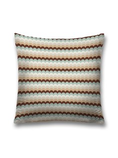 Наволочка JoyArty декоративная "Зигзаг пять цветов" на молнии, 45x45 см