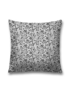 Наволочка JoyArty декоративная "Вьющиеся розы" на молнии, 45x45 см