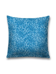 Наволочка JoyArty декоративная "Цветочное полотно" на молнии, 45x45 см