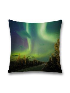 Наволочка JoyArty декоративная "Северное сияние" на молнии, 45x45 см
