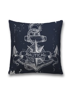 Наволочка JoyArty декоративная "Морской занак" на молнии, 45x45 см