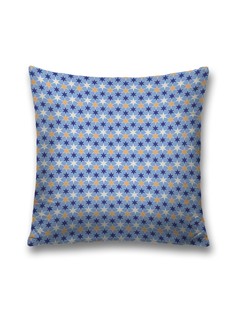 Наволочка JoyArty декоративная "Шестиугольные звезды" на молнии, 45x45 см