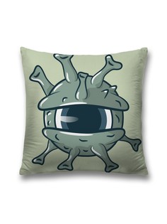 Наволочка JoyArty декоративная "Инопланетное око" на молнии, 45x45 см