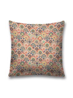 Наволочка JoyArty декоративная "Цветочные чешуйки" на молнии, 45x45 см