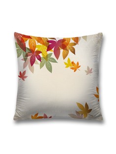 Наволочка JoyArty декоративная "Парящие листья" на молнии, 45x45 см