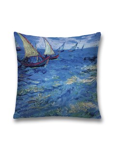 Наволочка JoyArty декоративная "Море" на молнии, 45x45 см