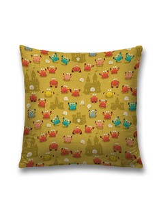 Наволочка JoyArty декоративная "Приветливые крабы" на молнии, 45x45 см