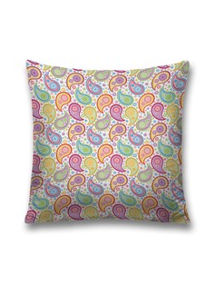 Наволочка JoyArty декоративная "Красочные мысли" на молнии, 45x45 см