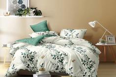 Постельное белье "LUXOR" из поплина, 5859-2 SHZY A/B, Размер: 2.0 евро простыня Бояртекс