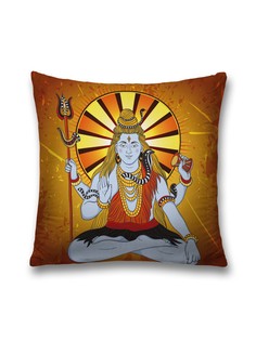 Наволочка JoyArty декоративная "Будда медитирует" на молнии, 45x45 см
