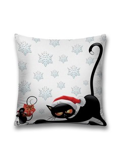 Наволочка JoyArty декоративная "Неожиданное событие" на молнии, 45x45 см