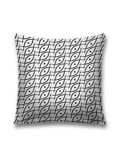 Наволочка JoyArty декоративная "Иллюзия взгляда" на молнии, 45x45 см